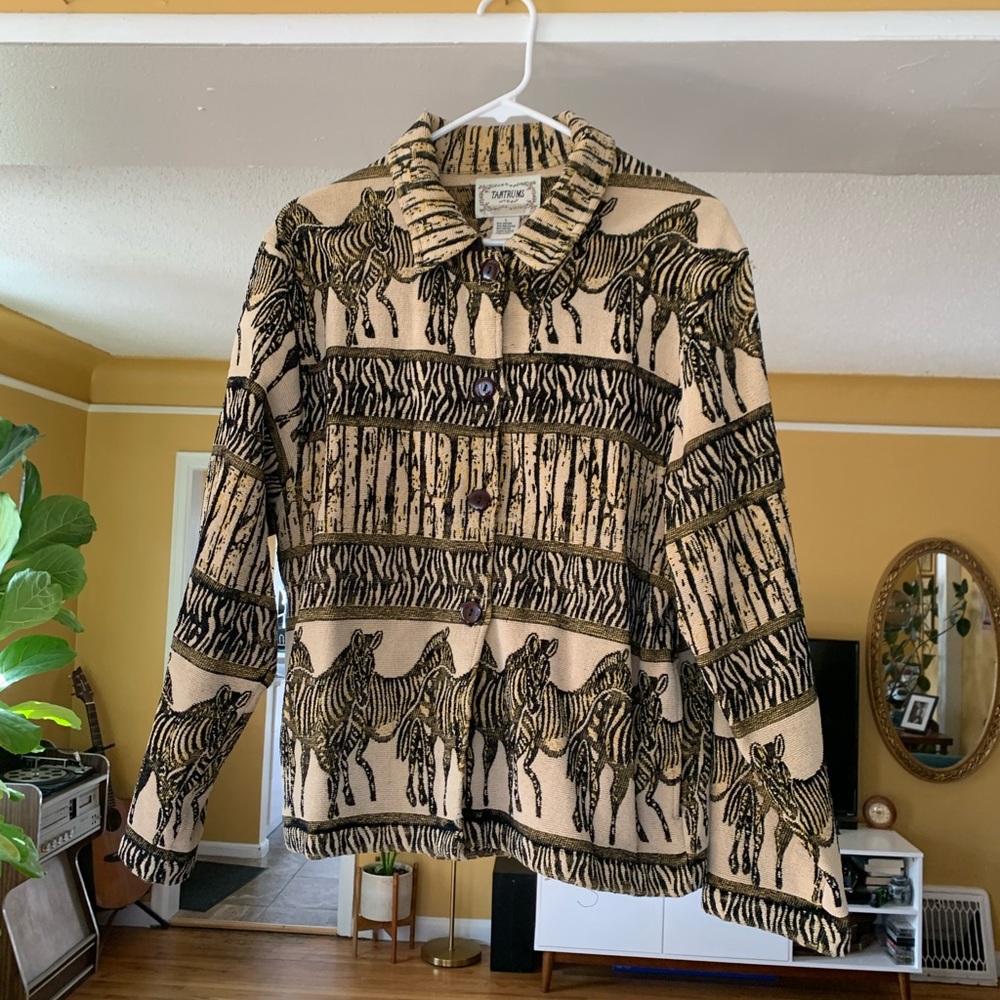 Vintage zebra jacket